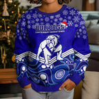 custom-bulldogs-rugby-christmas-kid-ugly-christmas-sweater-merry-xmas-2023-mix-aboriginal-art
