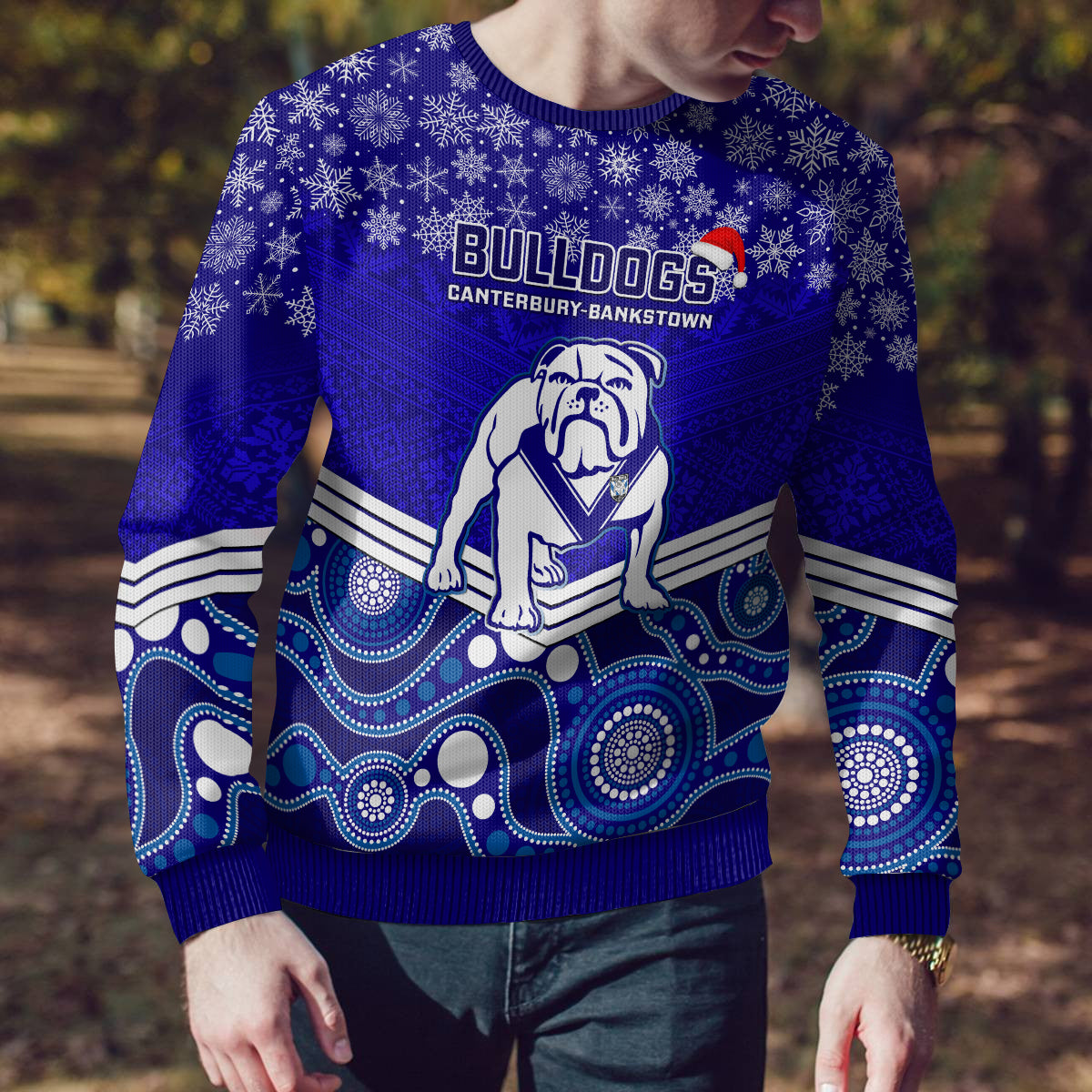custom-bulldogs-rugby-christmas-ugly-christmas-sweater-merry-xmas-2023-mix-aboriginal-art