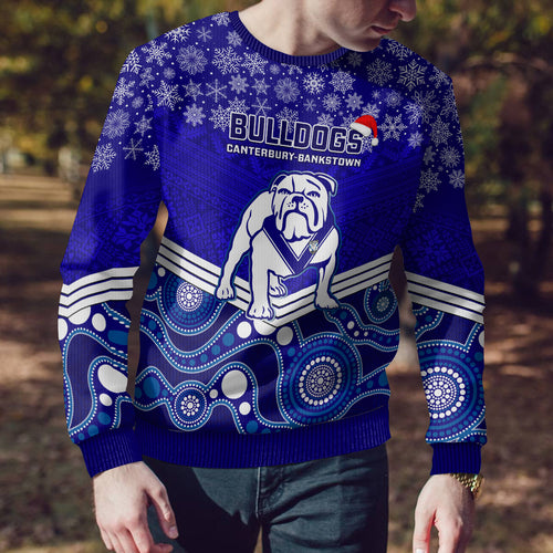 custom-bulldogs-rugby-christmas-ugly-christmas-sweater-merry-xmas-2023-mix-aboriginal-art