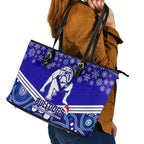 custom-bulldogs-rugby-christmas-leather-tote-bag-merry-xmas-2023-mix-aboriginal-art