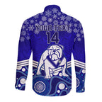 custom-bulldogs-rugby-christmas-long-sleeve-button-shirt-merry-xmas-2023-mix-aboriginal-art