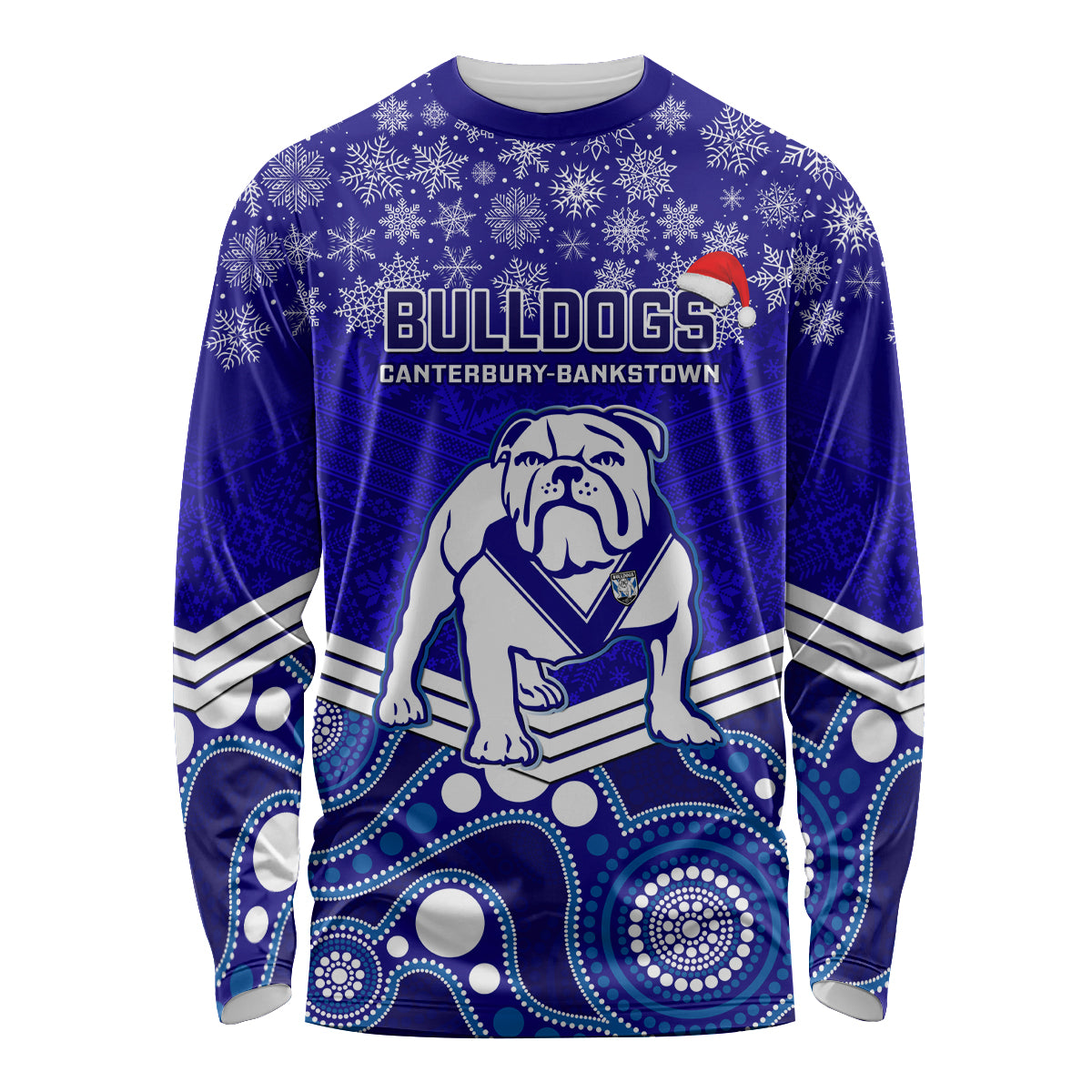 custom-bulldogs-rugby-christmas-long-sleeve-shirt-merry-xmas-2023-mix-aboriginal-art
