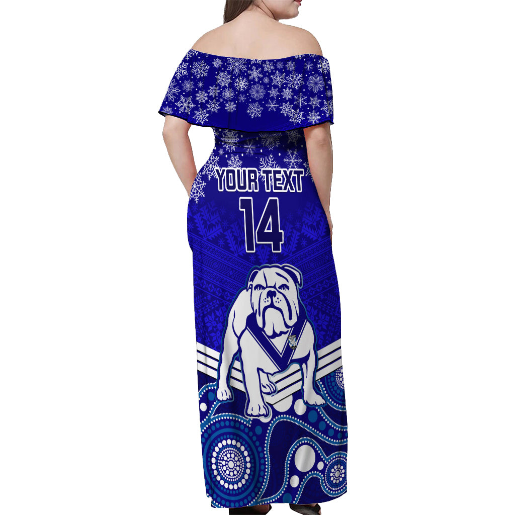 custom-bulldogs-rugby-christmas-off-shoulder-maxi-dress-merry-xmas-2023-mix-aboriginal-art
