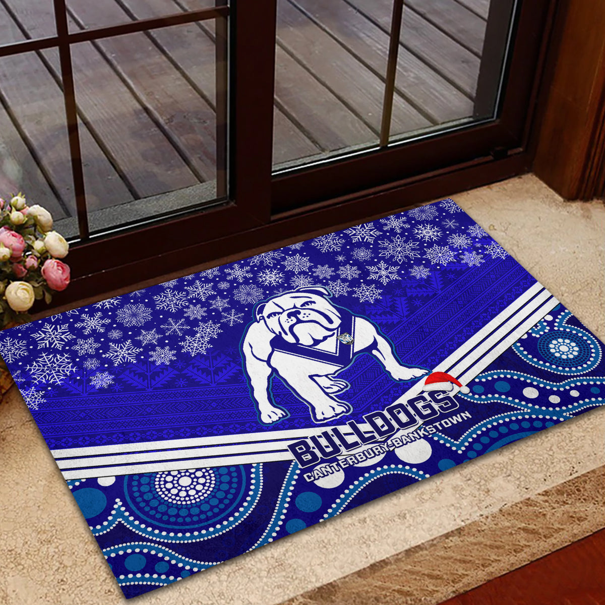 custom-bulldogs-rugby-christmas-rubber-doormat-merry-xmas-2023-mix-aboriginal-art