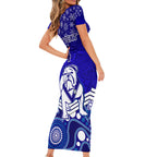 custom-bulldogs-rugby-christmas-short-sleeve-bodycon-dress-merry-xmas-2023-mix-aboriginal-art