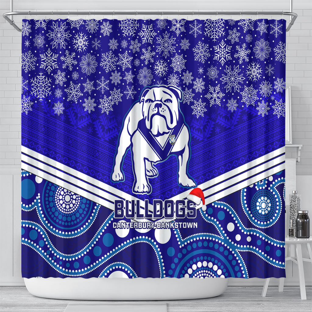 custom-bulldogs-rugby-christmas-shower-curtain-merry-xmas-2023-mix-aboriginal-art