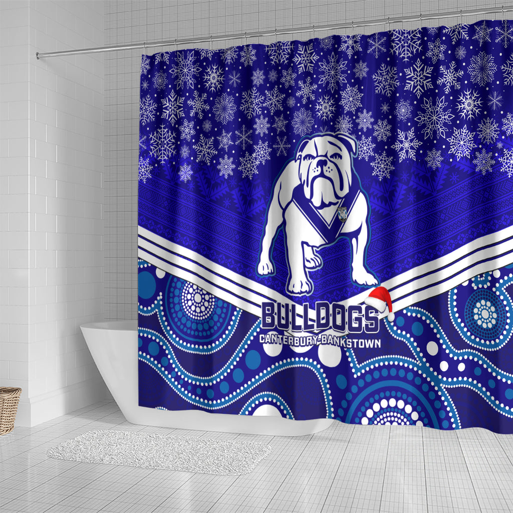 custom-bulldogs-rugby-christmas-shower-curtain-merry-xmas-2023-mix-aboriginal-art