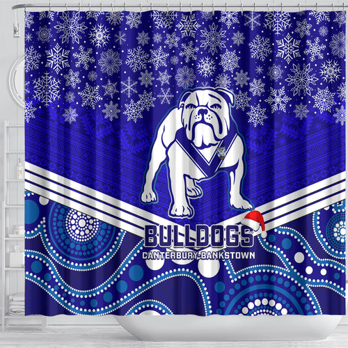 custom-bulldogs-rugby-christmas-shower-curtain-merry-xmas-2023-mix-aboriginal-art