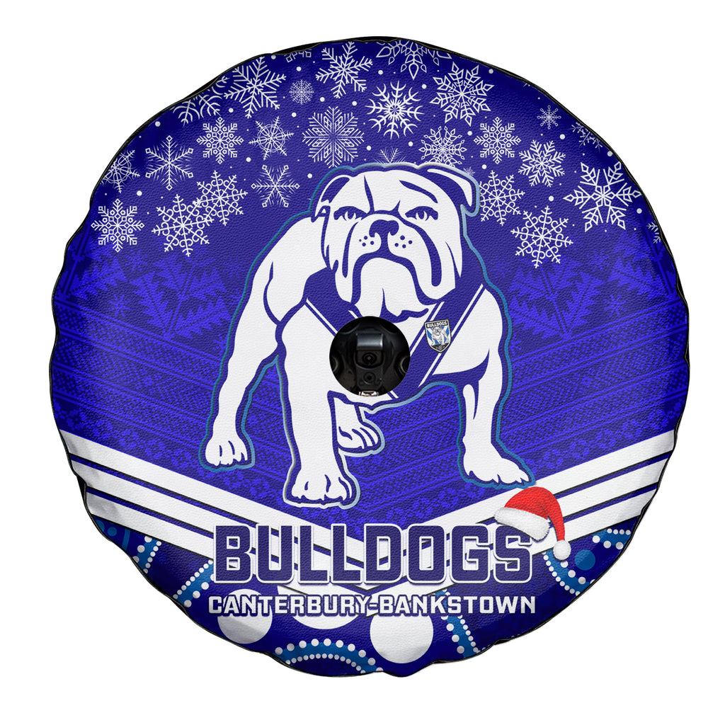 custom-bulldogs-rugby-christmas-spare-tire-cover-merry-xmas-2023-mix-aboriginal-art