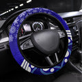 Bulldogs Rugby Christmas Steering Wheel Cover Merry Xmas 2023 Mix Aboriginal Art