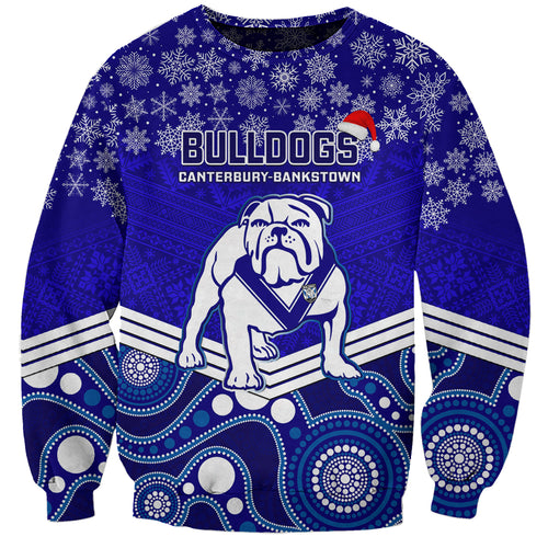 custom-bulldogs-rugby-christmas-sweatshirt-merry-xmas-2023-mix-aboriginal-art