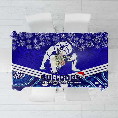 custom-bulldogs-rugby-christmas-tablecloth-merry-xmas-2023-mix-aboriginal-art