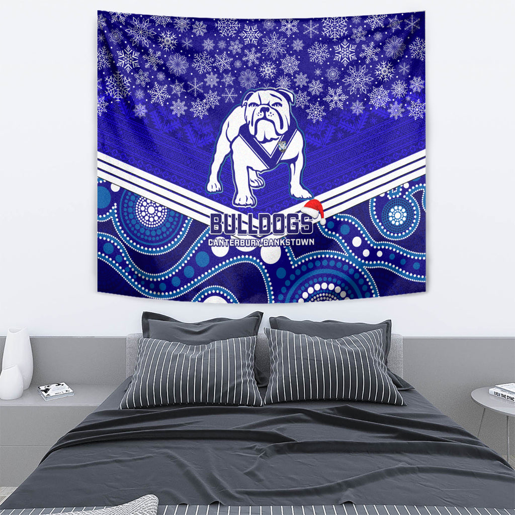 custom-bulldogs-rugby-christmas-tapestry-merry-xmas-2023-mix-aboriginal-art