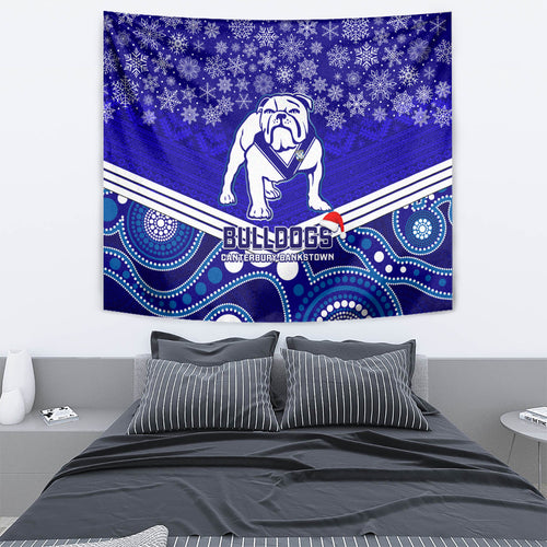 custom-bulldogs-rugby-christmas-tapestry-merry-xmas-2023-mix-aboriginal-art