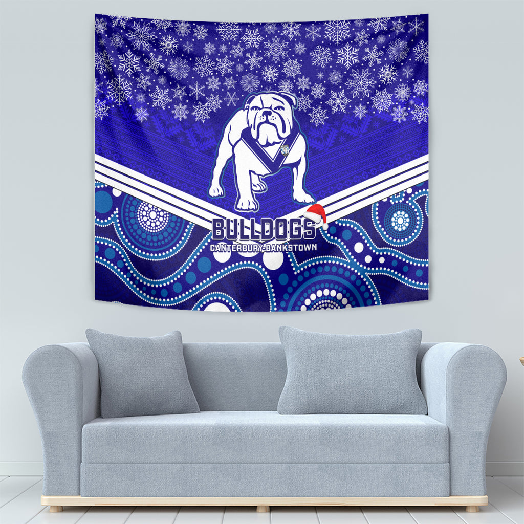 custom-bulldogs-rugby-christmas-tapestry-merry-xmas-2023-mix-aboriginal-art
