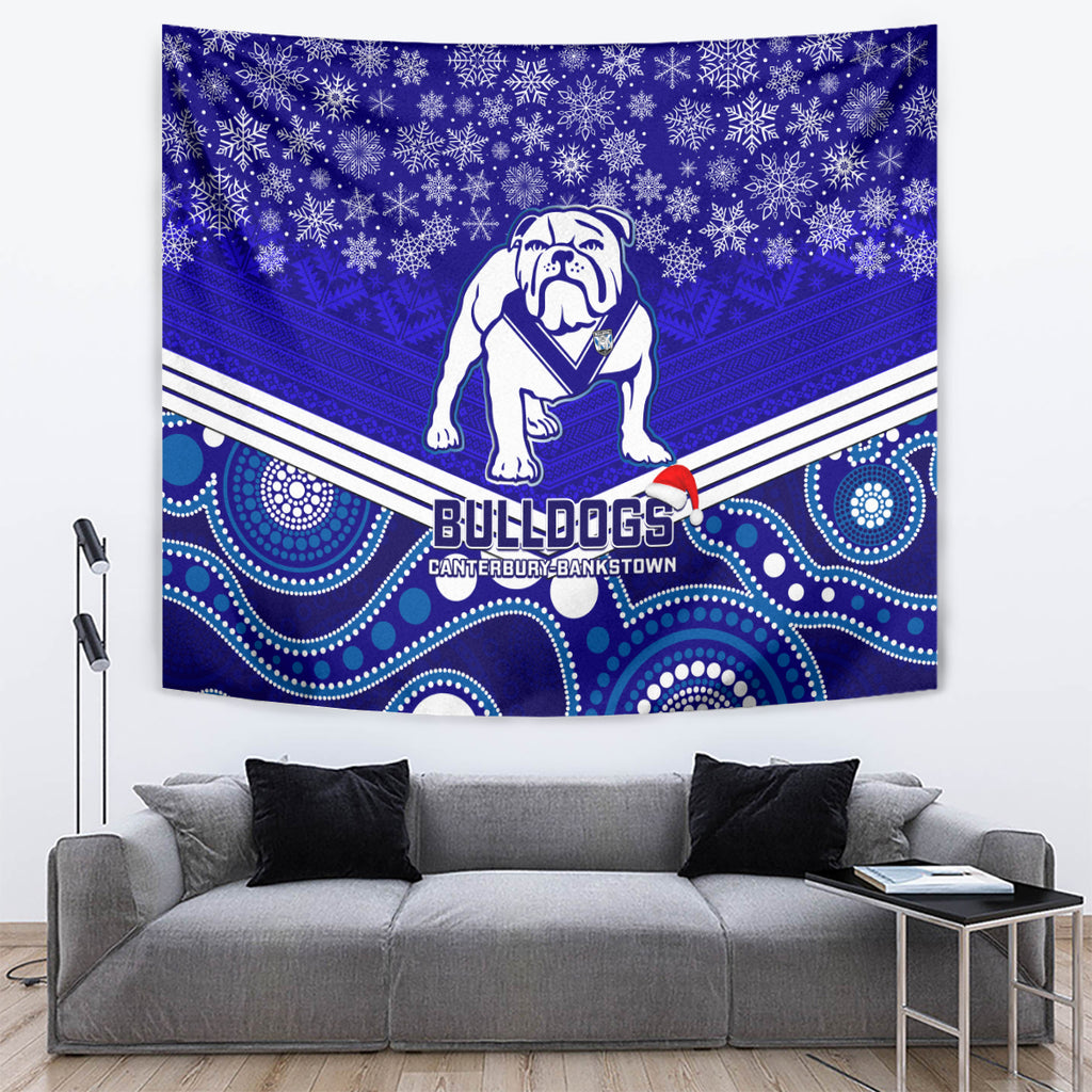 custom-bulldogs-rugby-christmas-tapestry-merry-xmas-2023-mix-aboriginal-art