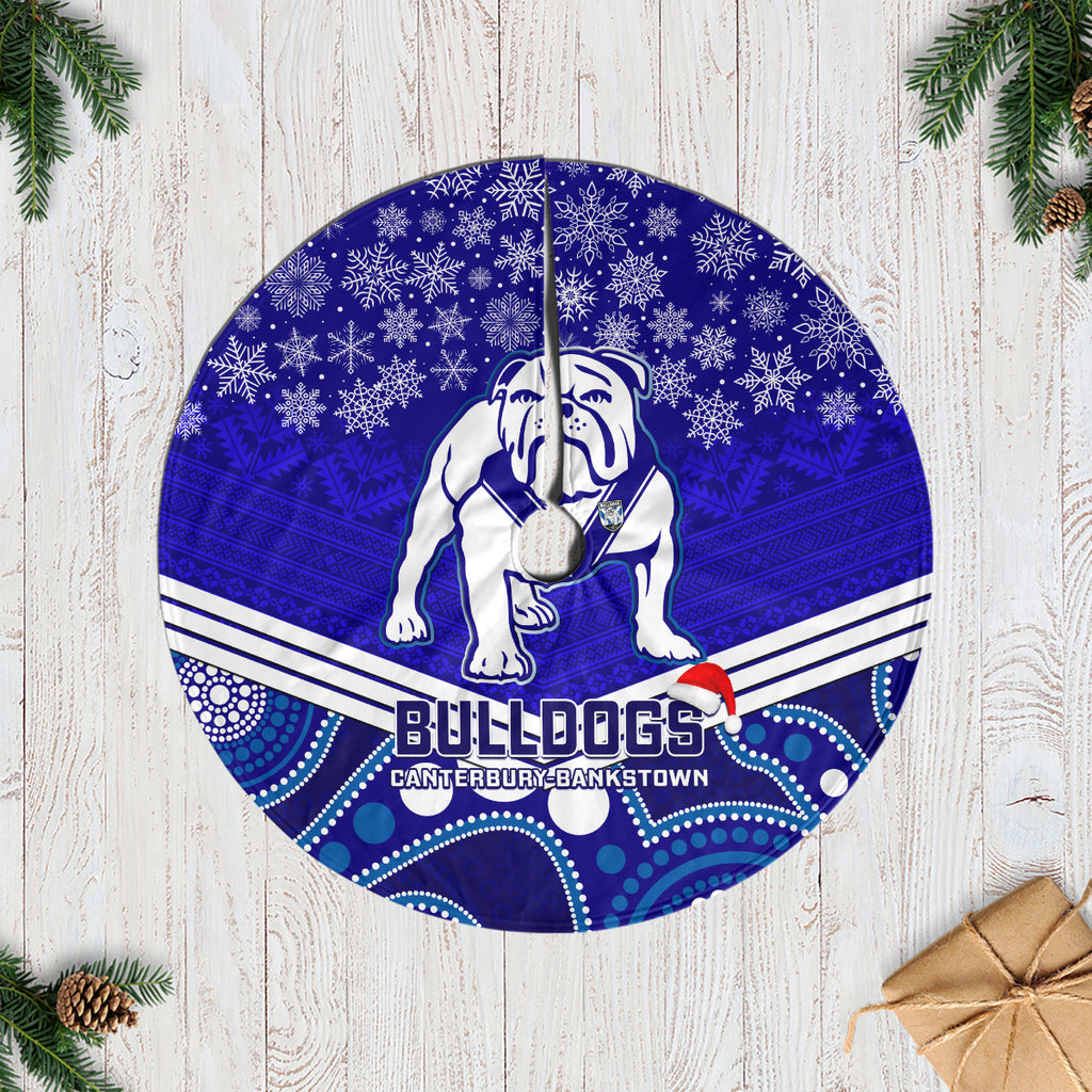 bulldogs-rugby-christmas-tree-skirt-merry-xmas-2023-mix-aboriginal-art