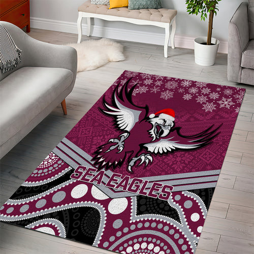 custom-sea-eagles-rugby-christmas-area-rug-merry-xmas-2023-mix-aboriginal-art