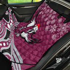 custom-sea-eagles-rugby-christmas-back-car-seat-cover-merry-xmas-2023-mix-aboriginal-art