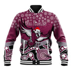 custom-sea-eagles-rugby-christmas-baseball-jacket-merry-xmas-2023-mix-aboriginal-art