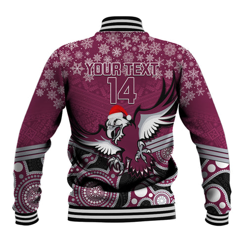 custom-sea-eagles-rugby-christmas-baseball-jacket-merry-xmas-2023-mix-aboriginal-art