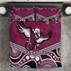 custom-sea-eagles-rugby-christmas-bedding-set-merry-xmas-2023-mix-aboriginal-art