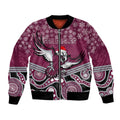 custom-sea-eagles-rugby-christmas-bomber-jacket-merry-xmas-2023-mix-aboriginal-art