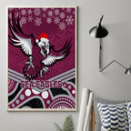 custom-sea-eagles-rugby-christmas-canvas-wall-art-merry-xmas-2023-mix-aboriginal-art