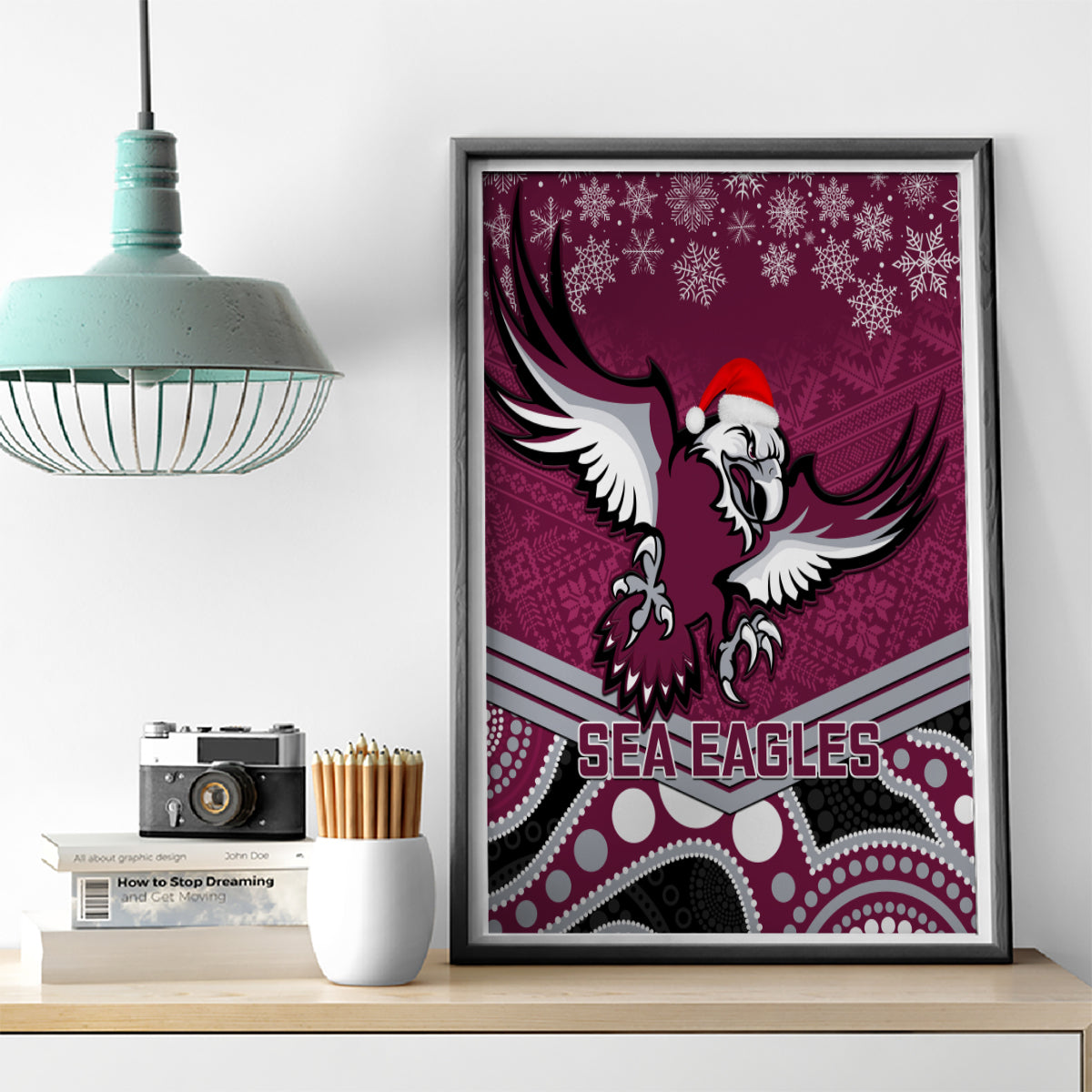 custom-sea-eagles-rugby-christmas-canvas-wall-art-merry-xmas-2023-mix-aboriginal-art