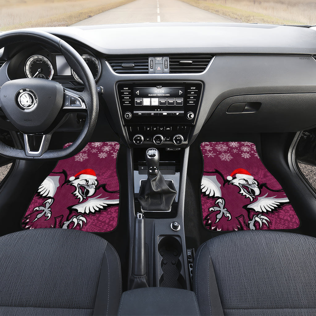 custom-sea-eagles-rugby-christmas-car-mats-merry-xmas-2023-mix-aboriginal-art