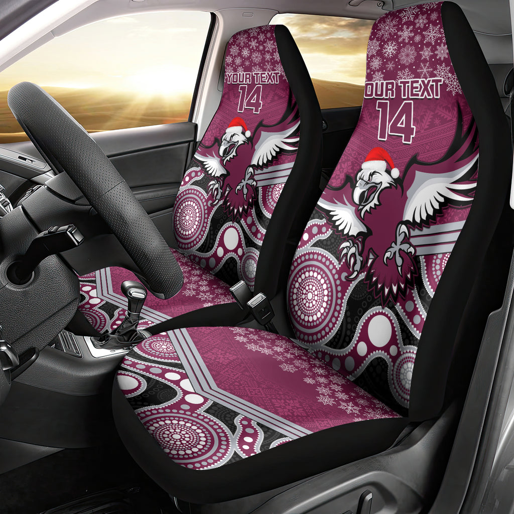 custom-sea-eagles-rugby-christmas-car-seat-cover-merry-xmas-2023-mix-aboriginal-art