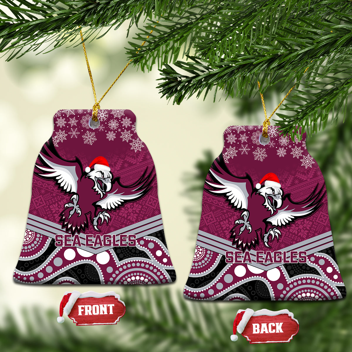 sea-eagles-rugby-christmas-ceramic-ornament-merry-xmas-2023-mix-aboriginal-art