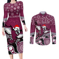 custom-sea-eagles-rugby-christmas-couples-matching-long-sleeve-bodycon-dress-and-long-sleeve-button-shirt-merry-xmas-2023-mix-aboriginal-art