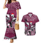 custom-sea-eagles-rugby-christmas-couples-matching-mermaid-dress-and-hawaiian-shirt-merry-xmas-2023-mix-aboriginal-art