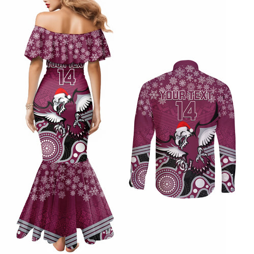 custom-sea-eagles-rugby-christmas-couples-matching-mermaid-dress-and-long-sleeve-button-shirt-merry-xmas-2023-mix-aboriginal-art