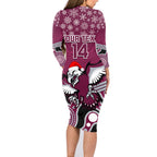 custom-sea-eagles-rugby-christmas-family-matching-long-sleeve-bodycon-dress-and-hawaiian-shirt-merry-xmas-2023-mix-aboriginal-art
