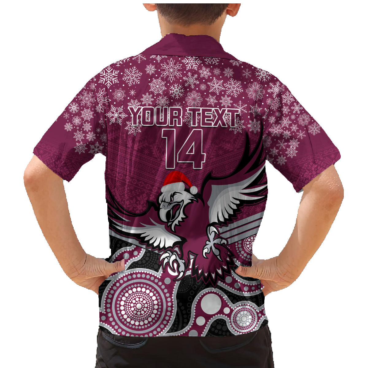 custom-sea-eagles-rugby-christmas-family-matching-mermaid-dress-and-hawaiian-shirt-merry-xmas-2023-mix-aboriginal-art