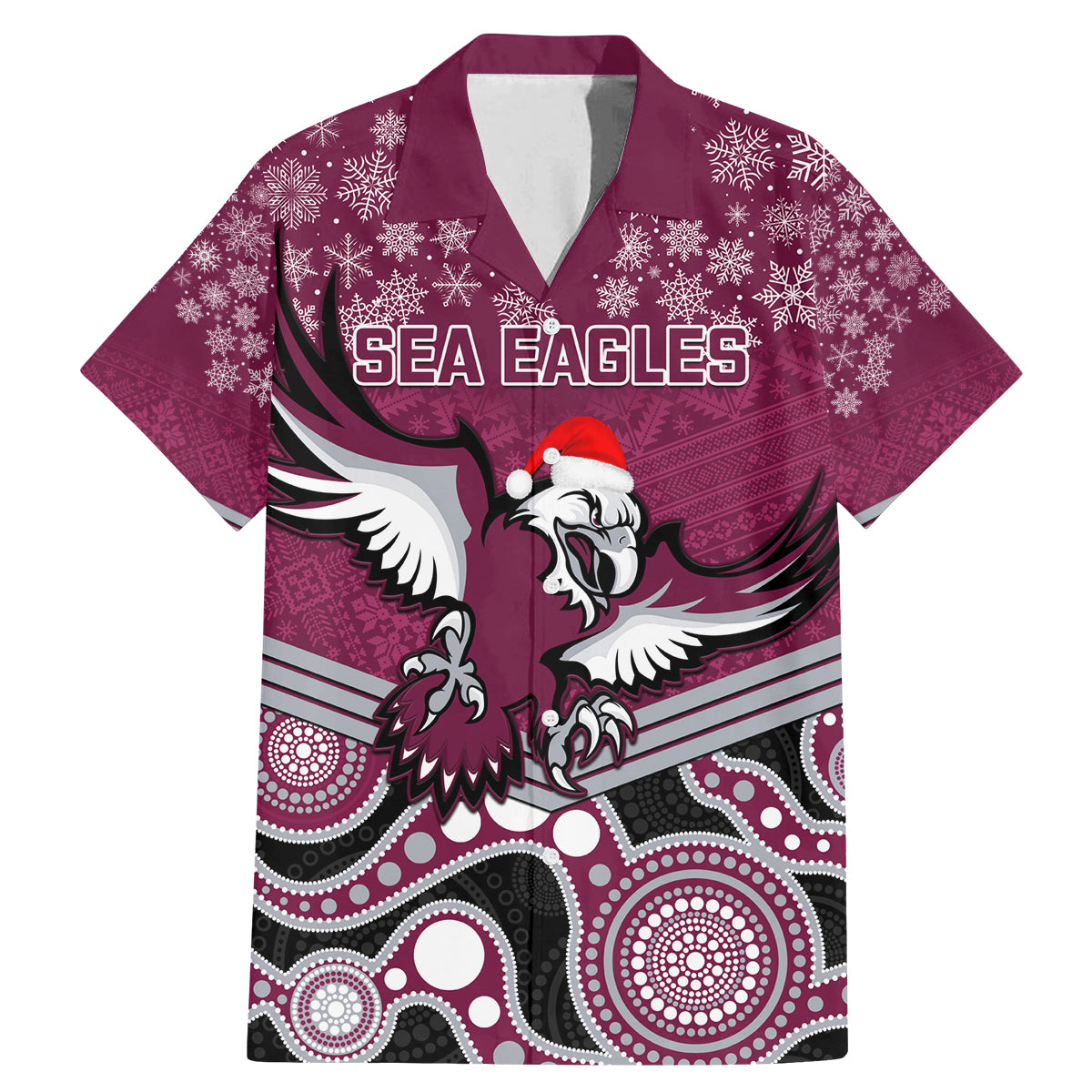 custom-sea-eagles-rugby-christmas-family-matching-mermaid-dress-and-hawaiian-shirt-merry-xmas-2023-mix-aboriginal-art