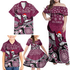 custom-sea-eagles-rugby-christmas-family-matching-off-shoulder-maxi-dress-and-hawaiian-shirt-merry-xmas-2023-mix-aboriginal-art