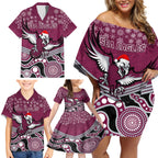 custom-sea-eagles-rugby-christmas-family-matching-off-shoulder-short-dress-and-hawaiian-shirt-merry-xmas-2023-mix-aboriginal-art