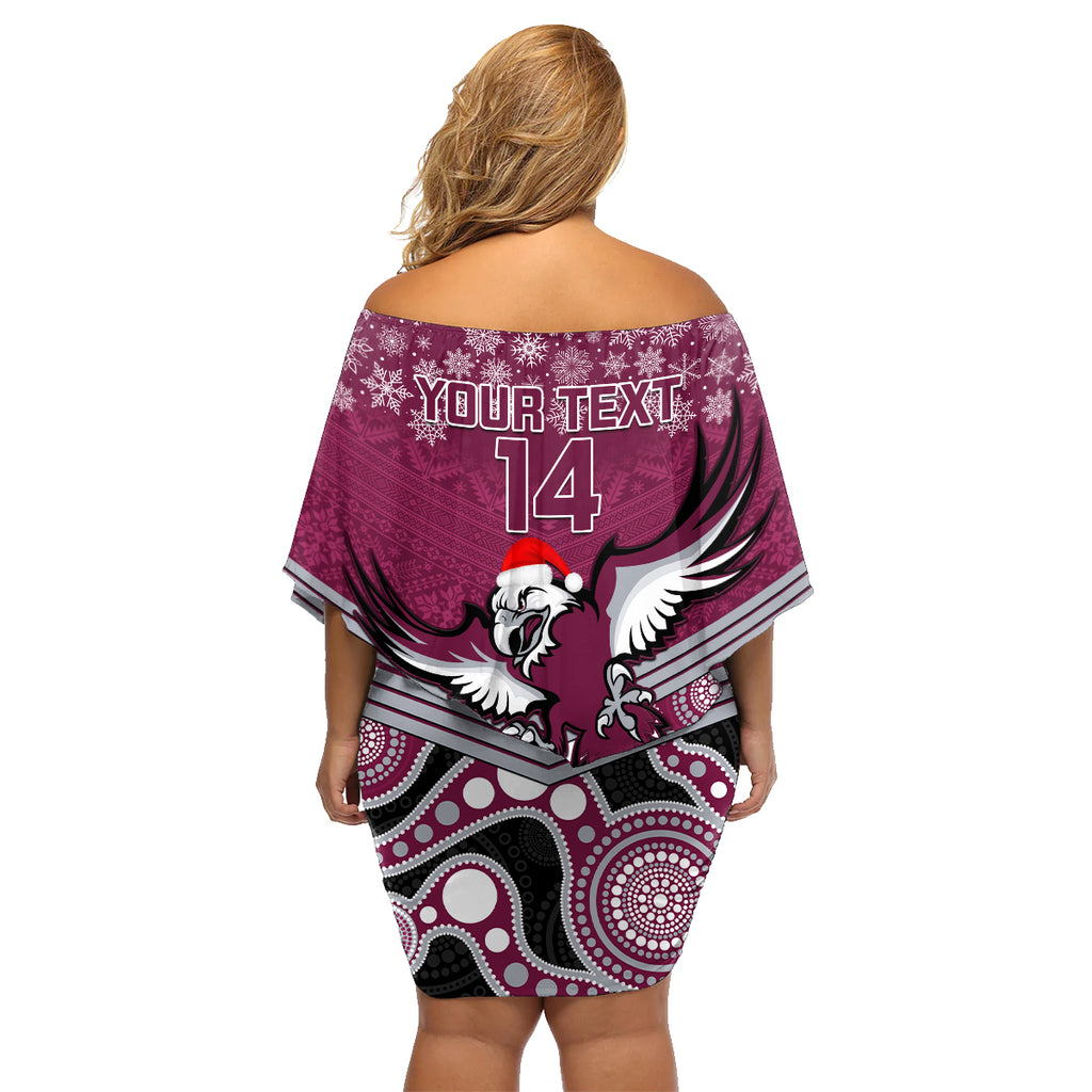 custom-sea-eagles-rugby-christmas-family-matching-off-shoulder-short-dress-and-hawaiian-shirt-merry-xmas-2023-mix-aboriginal-art