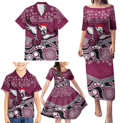 custom-sea-eagles-rugby-christmas-family-matching-puletasi-dress-and-hawaiian-shirt-merry-xmas-2023-mix-aboriginal-art