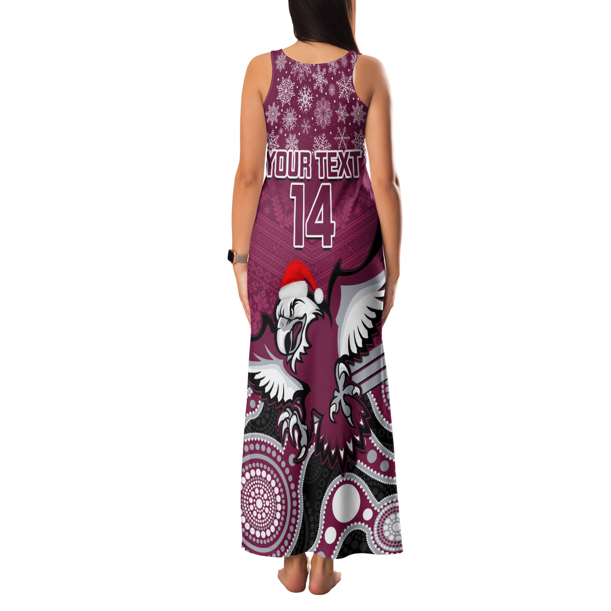 custom-sea-eagles-rugby-christmas-family-matching-tank-maxi-dress-and-hawaiian-shirt-merry-xmas-2023-mix-aboriginal-art