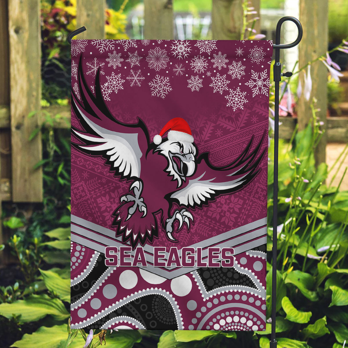 custom-sea-eagles-rugby-christmas-garden-flag-merry-xmas-2023-mix-aboriginal-art