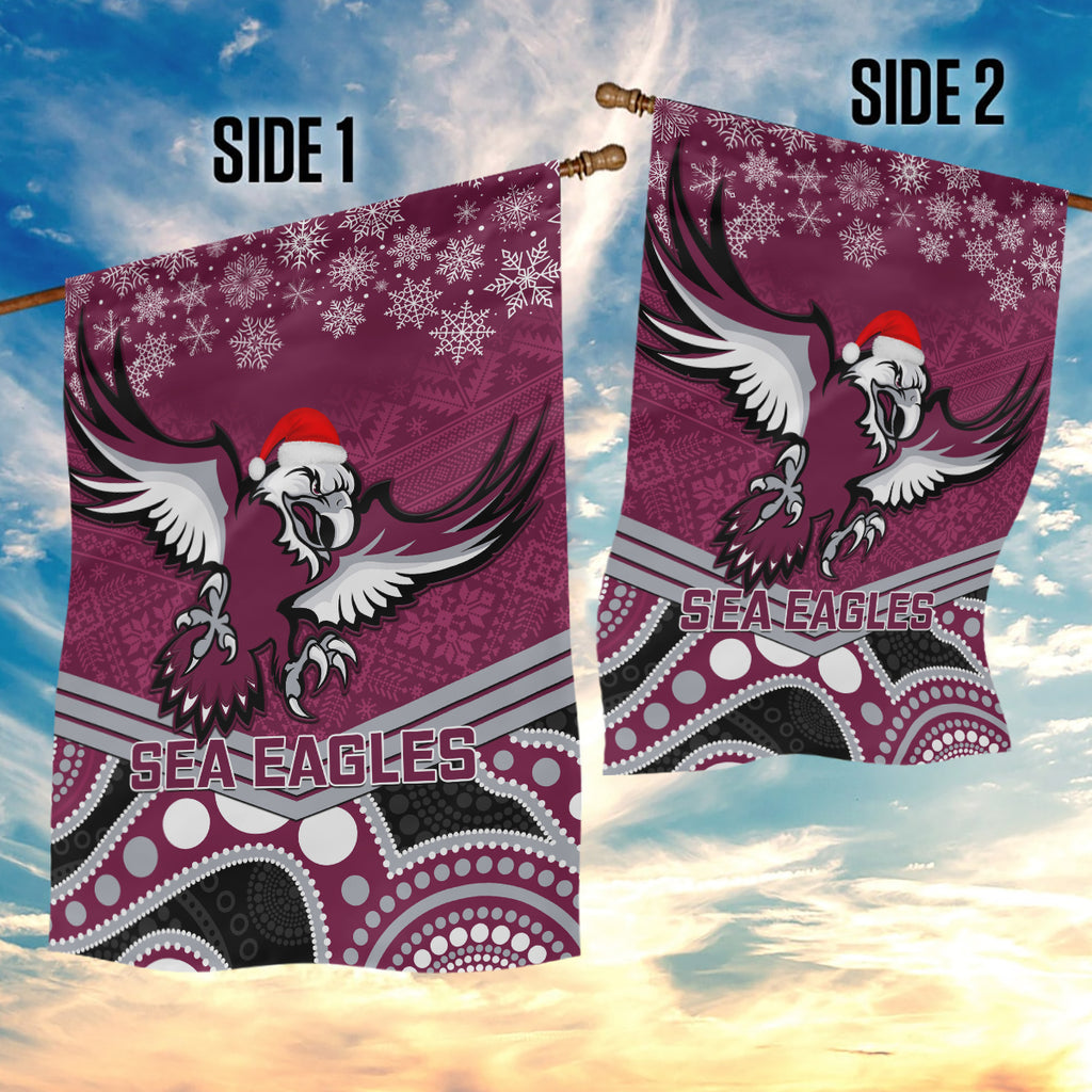 custom-sea-eagles-rugby-christmas-garden-flag-merry-xmas-2023-mix-aboriginal-art