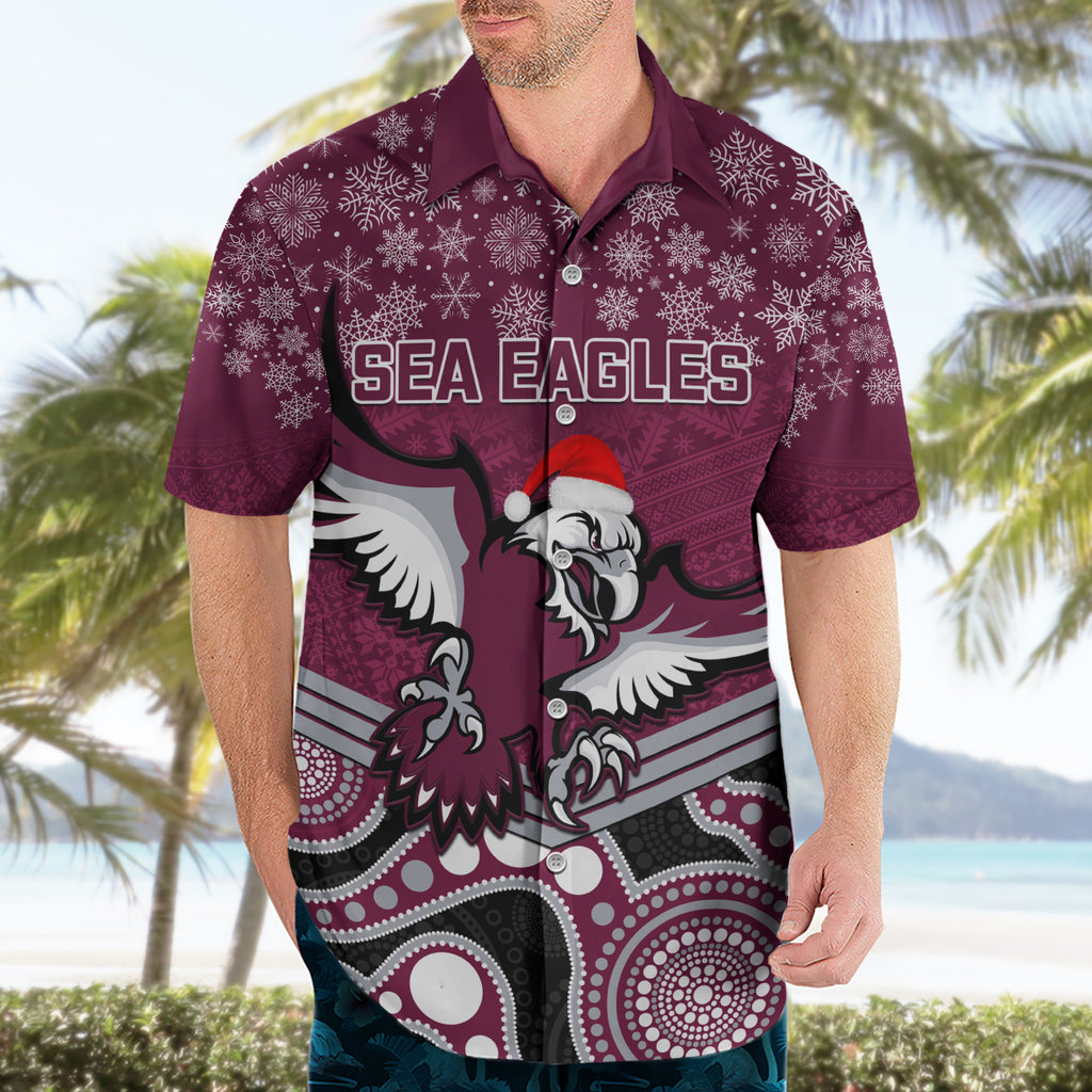 custom-sea-eagles-rugby-christmas-hawaiian-shirt-merry-xmas-2023-mix-aboriginal-art