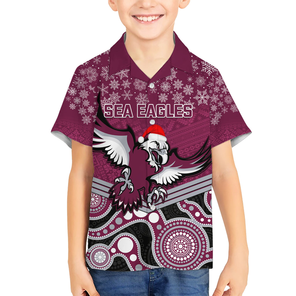 custom-sea-eagles-rugby-christmas-kid-hawaiian-shirt-merry-xmas-2023-mix-aboriginal-art
