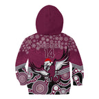 custom-sea-eagles-rugby-christmas-kid-hoodie-merry-xmas-2023-mix-aboriginal-art