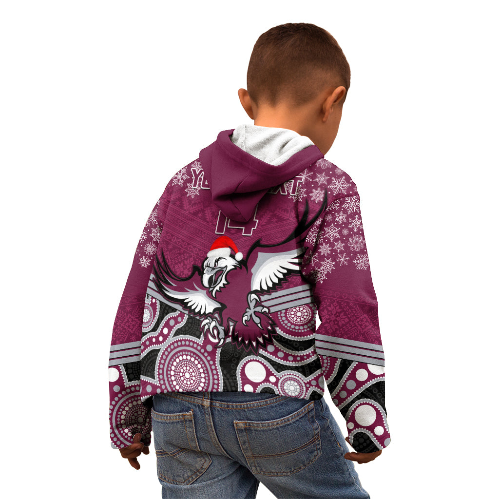 custom-sea-eagles-rugby-christmas-kid-hoodie-merry-xmas-2023-mix-aboriginal-art