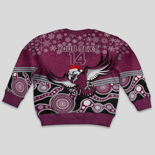 custom-sea-eagles-rugby-christmas-kid-ugly-christmas-sweater-merry-xmas-2023-mix-aboriginal-art